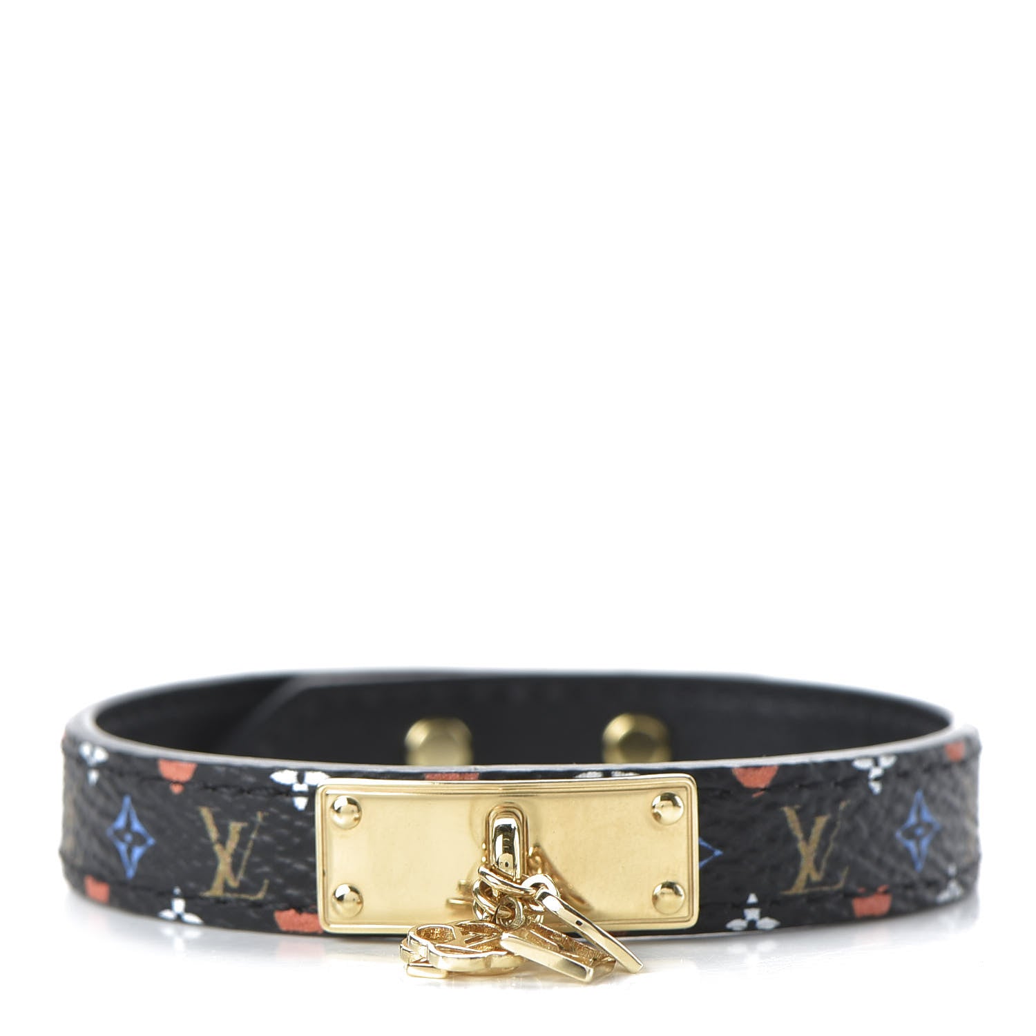 Louis Vuitton Game On Bracelet 19 Black 1 of 7
