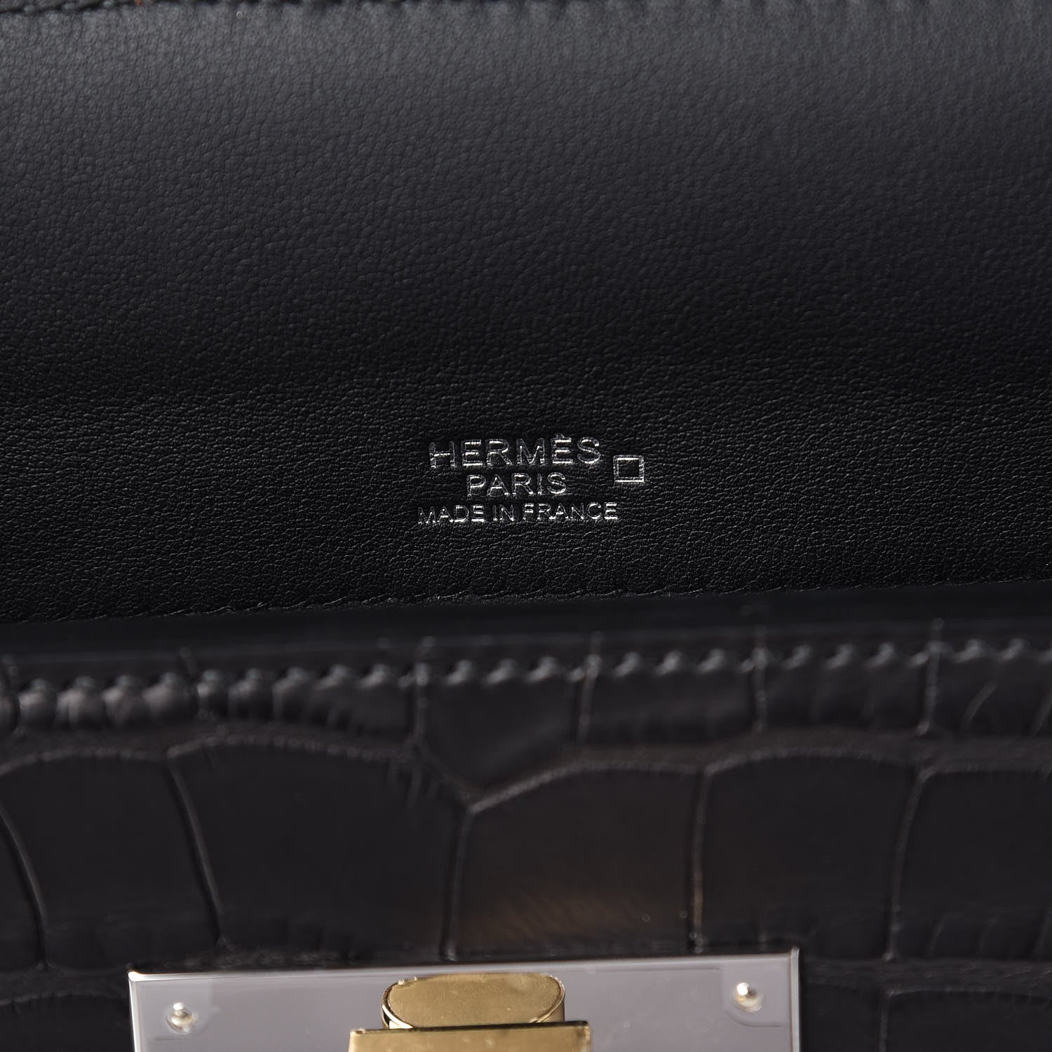 Hermes Togo Matte Alligator Swift Touch 24/24 29 Black 6 of 11