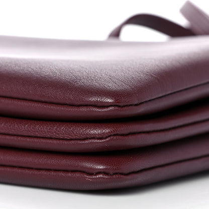 Celine Smooth Lambskin Small Trio Crossbody Bag Burgundy 6 of 10