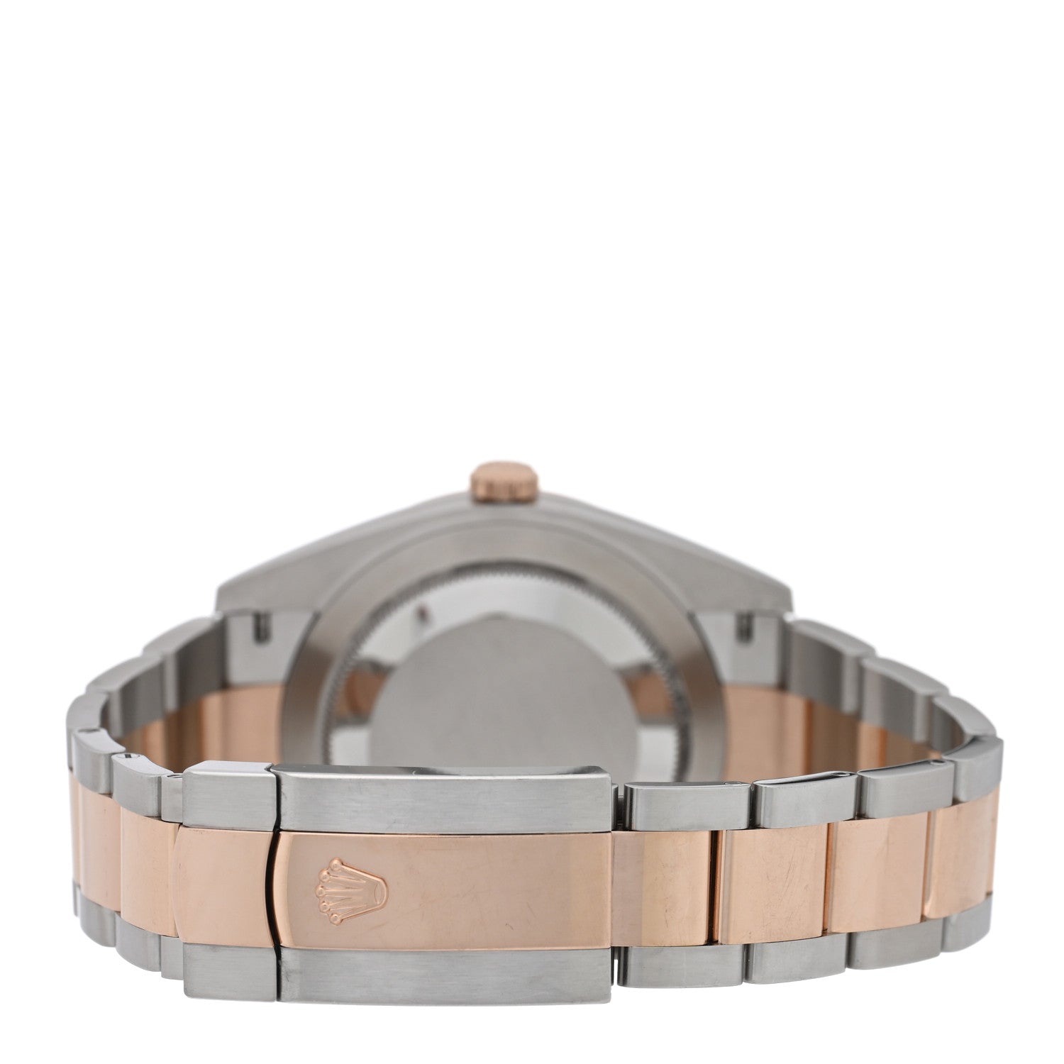 Rolex Stainless Steel 18K Everose Gold Diamond 41mm Oyster Perpetual Datejust Watch Silver 126331 3 of 5