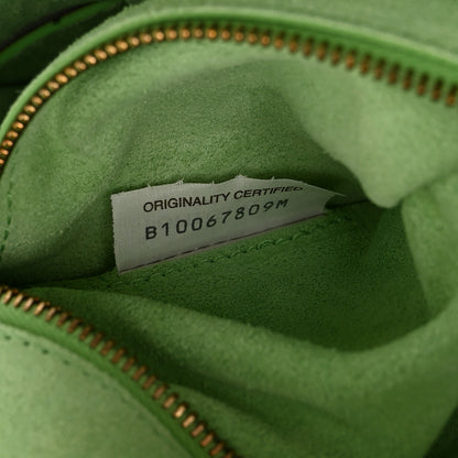 Bottega Veneta Grained Calfskin Maxi Intrecciato Cassette Crossbody Bag Caramel Pistachio 7 of 10