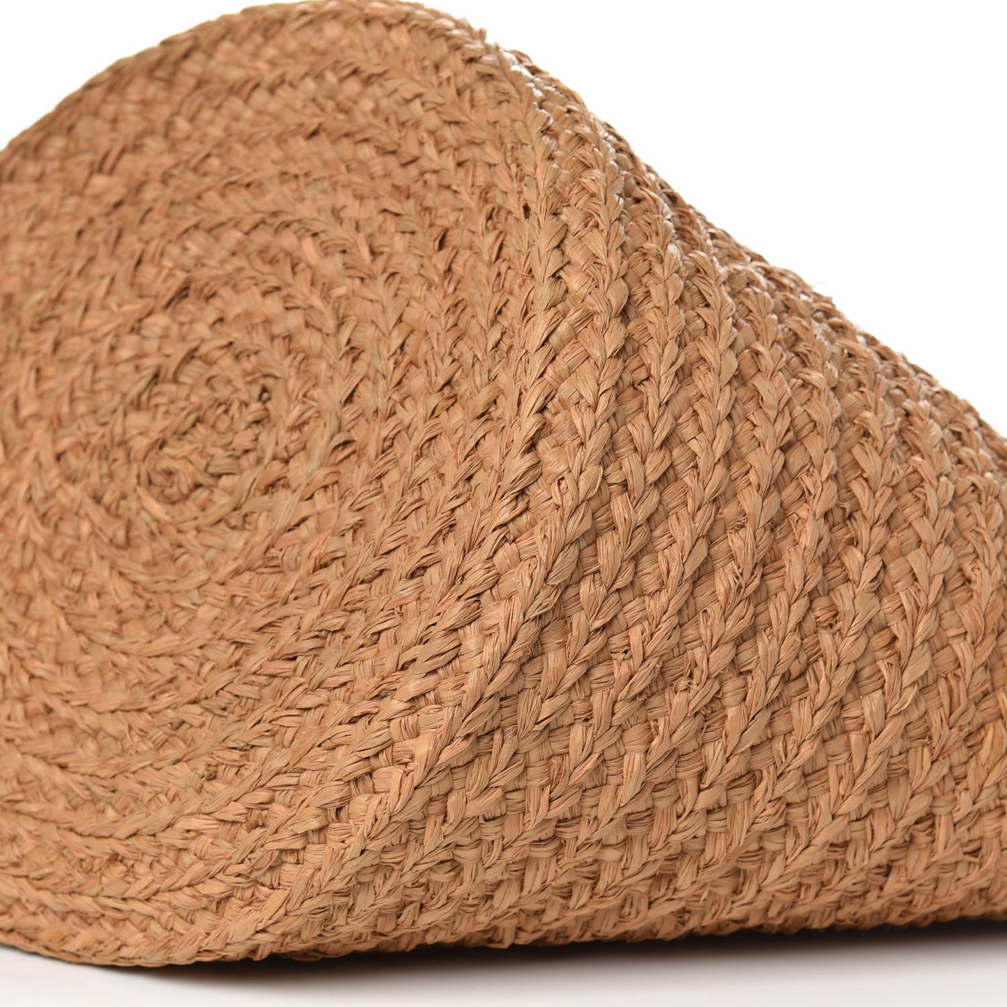 Raffia Calfskin Medium Panier Tote