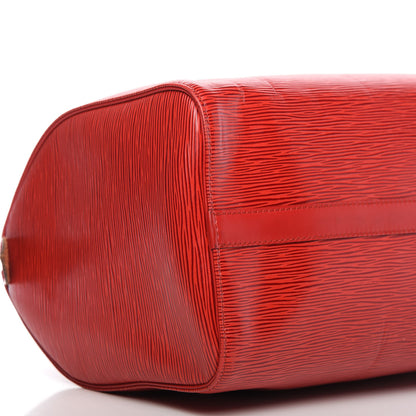 Louis Vuitton Epi Speedy 30 Castillan Red 6 of 13