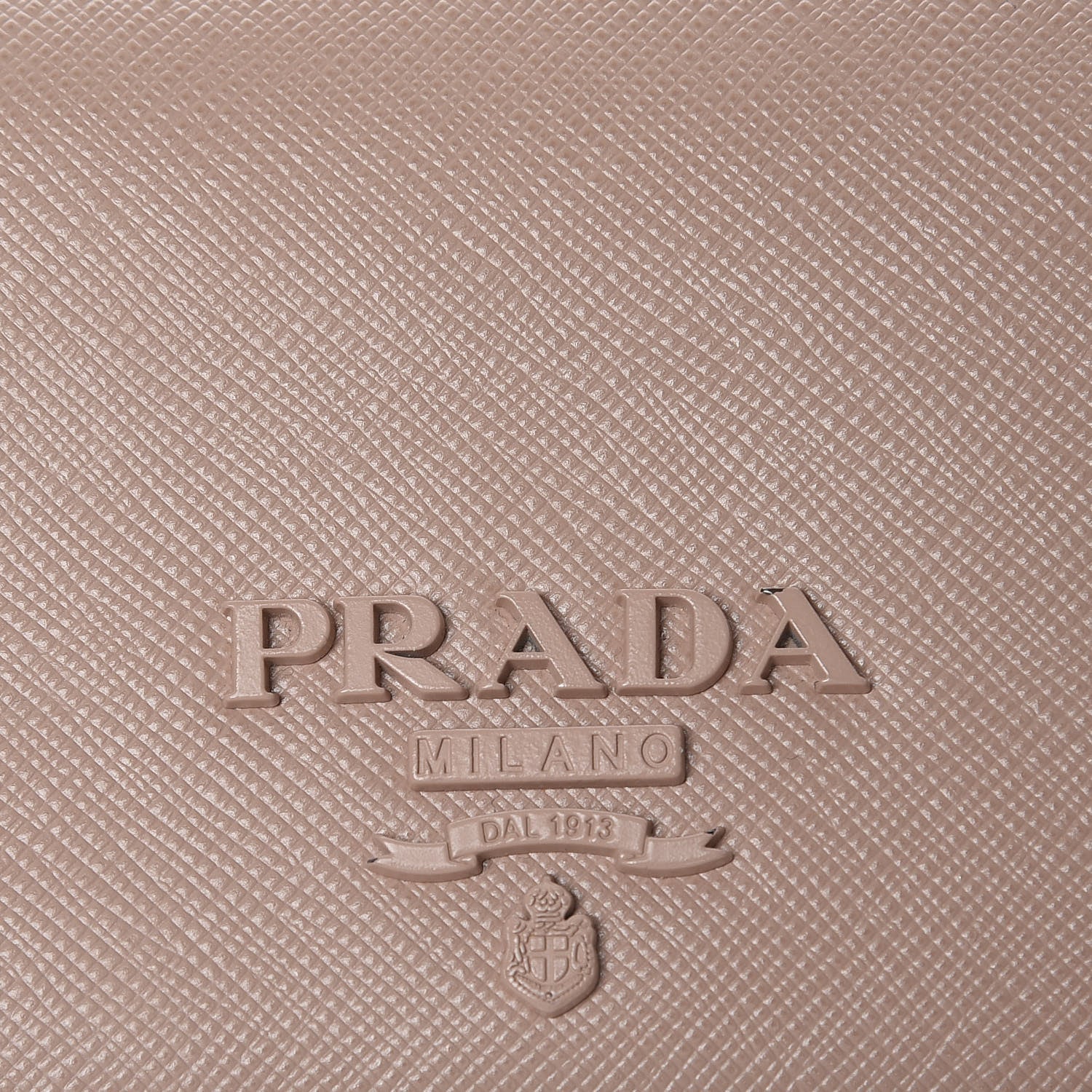 Prada Saffiano Shine Monochrome Continental Wallet Cipria 9 of 13