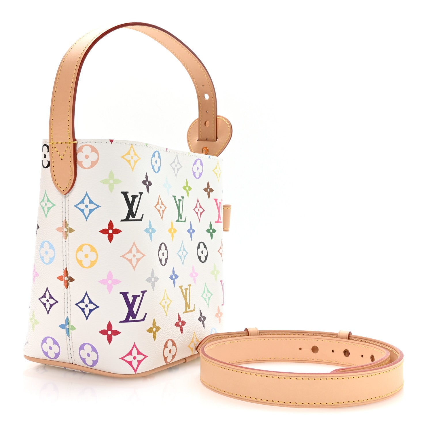 Louis Vuitton LV x TM Monogram Multicolor All In BB White 4 of 11