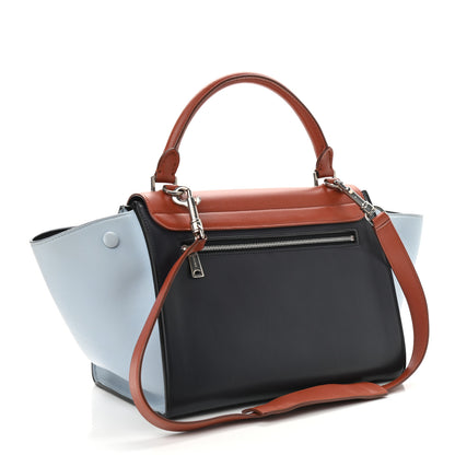 Celine Smooth Calfskin Small Tri-Color Trapeze Pale Blue 3 of 9