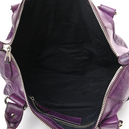 Balenciaga Agneau Giant 21 Silver Hardware Work Raisin 5 of 18