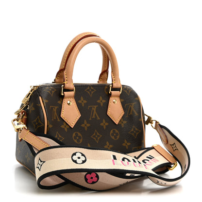 Louis Vuitton Monogram Speedy Bandouliere 20 Black 3 of 9