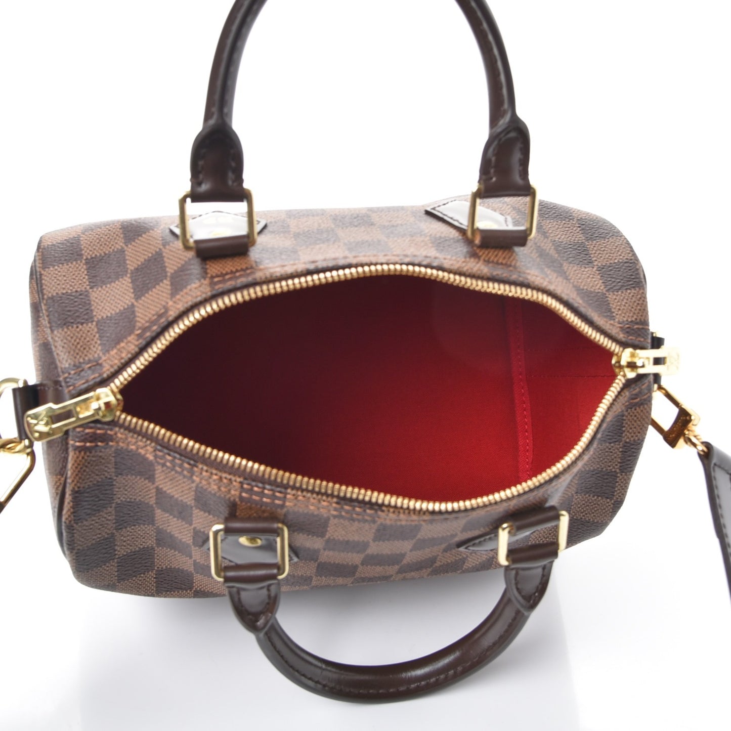 Damier Ebene Speedy Bandouliere 25
