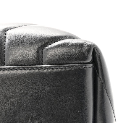 Saint Laurent Calfskin Y Quilted Monogram Medium Loulou Chain Satchel Black 11 of 13