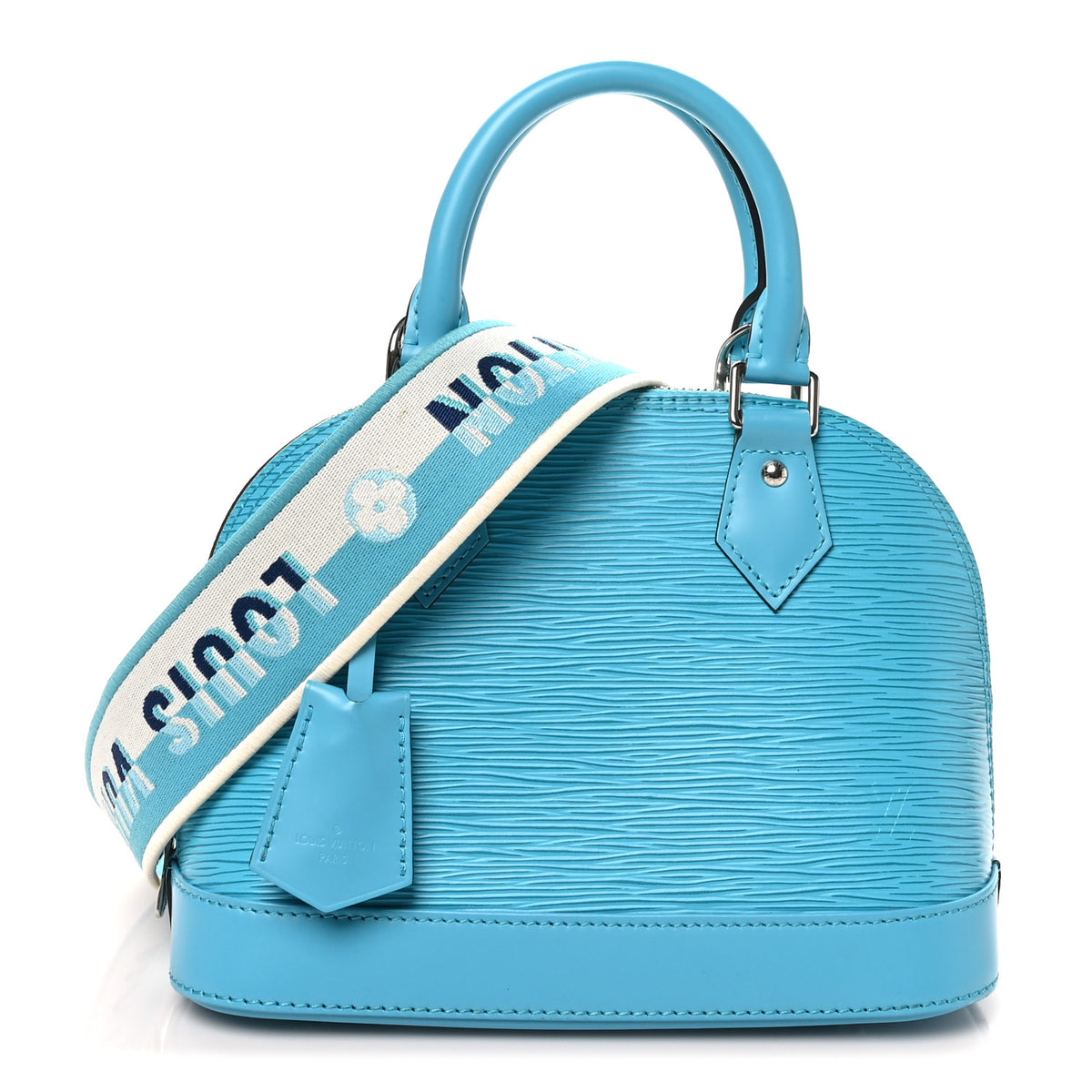 Louis Vuitton Epi Jacquard Alma BB Turquoise 1 of 9