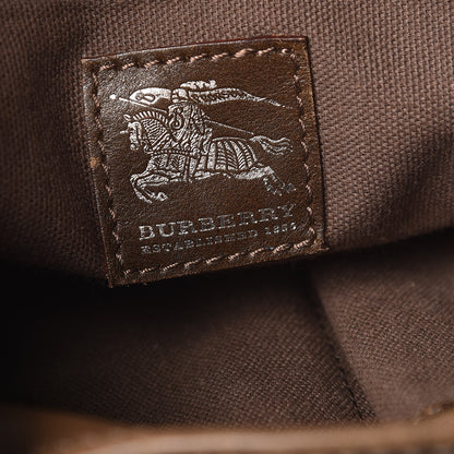 Burberry House Check Brook Hobo Brown 6 of 9