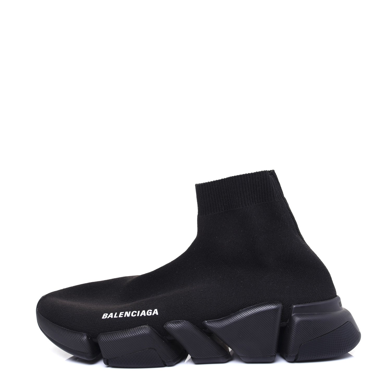 Balenciaga Technical 3D Recycled Knit Mens Speed 2.0 Sneakers 42 Monocolor Black 1 of 11