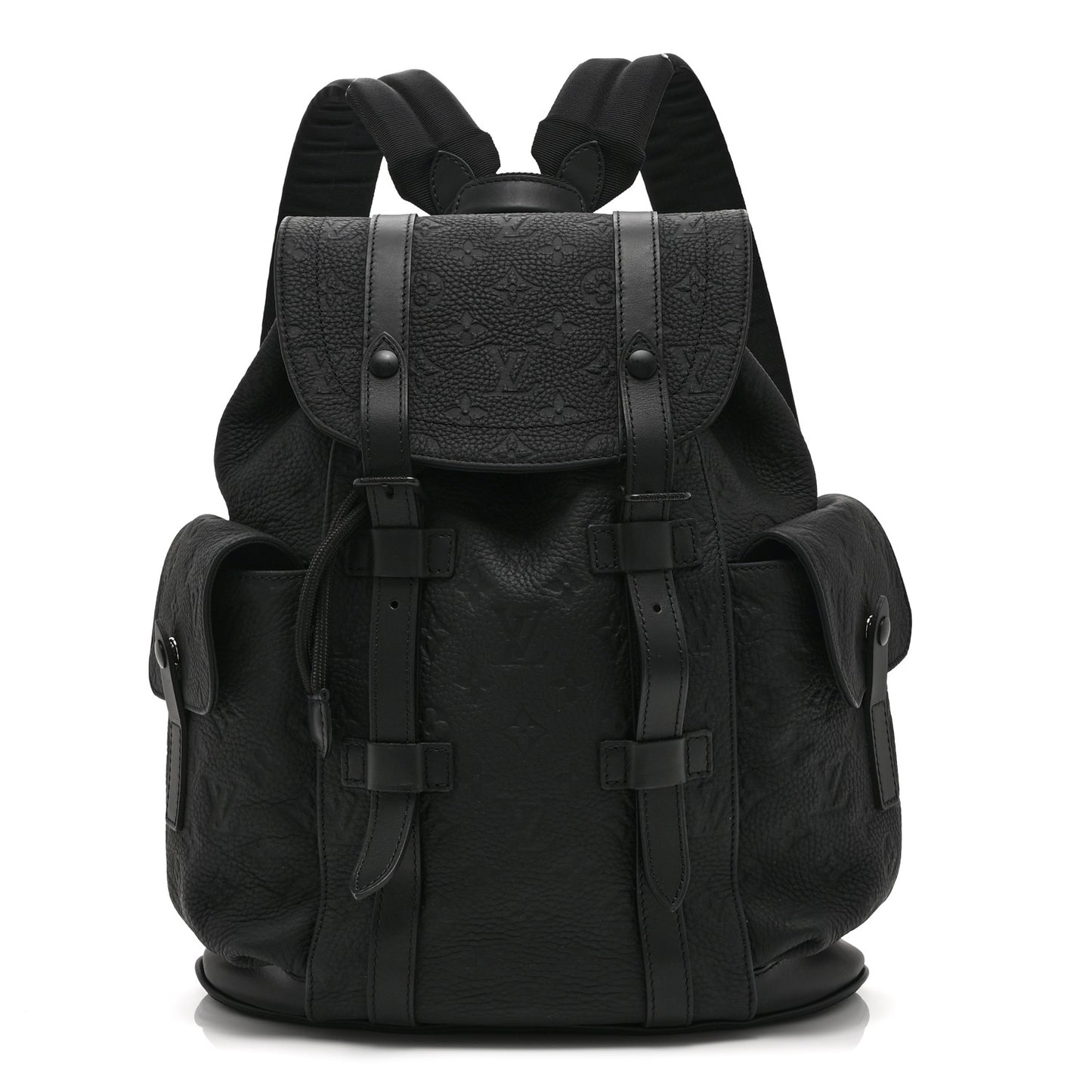 Taurillon Monogram Christopher PM Backpack Black
