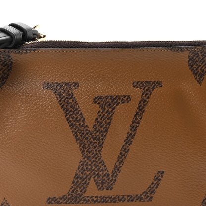 Louis Vuitton Reverse Monogram Giant Double Zip Pochette 8 of 10