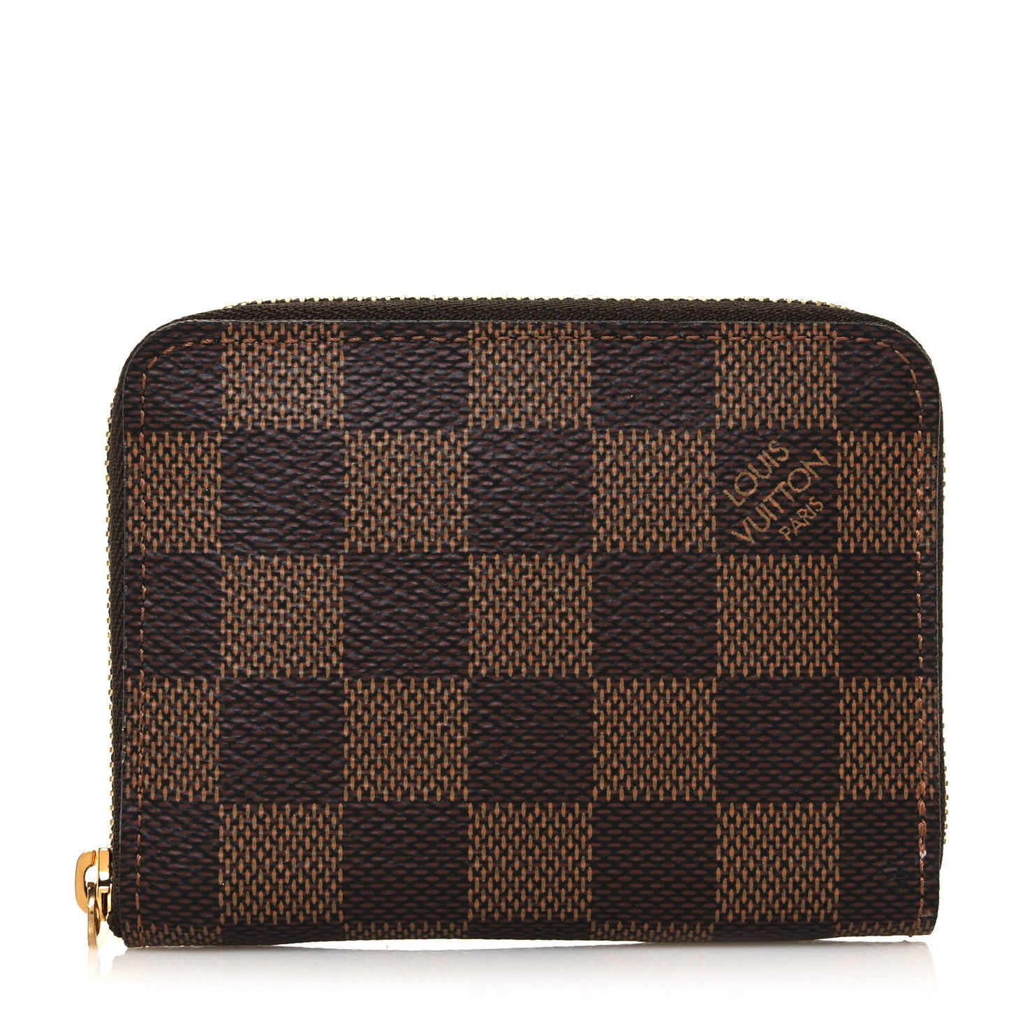 Damier Ebene Zippy Coin Purse Rose Ballerine