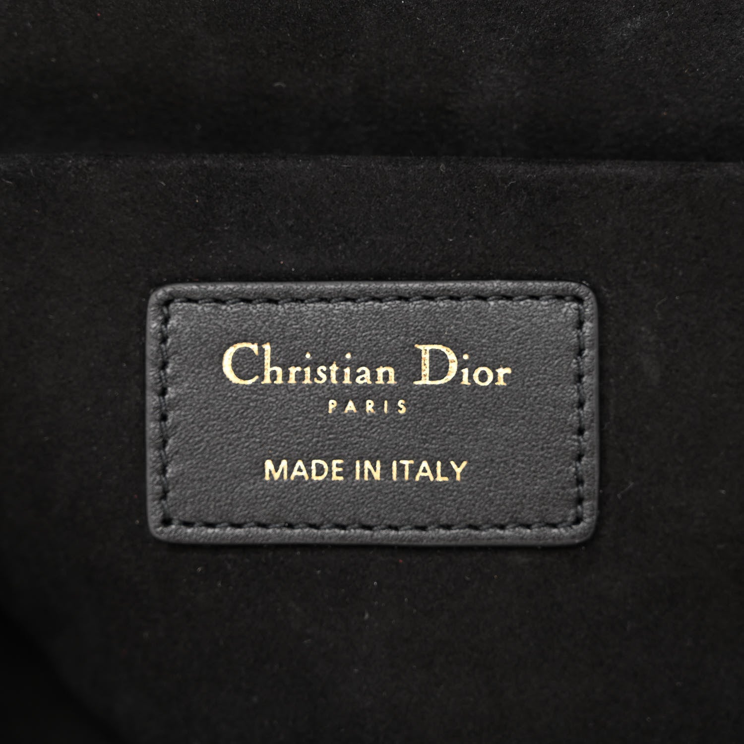 Christian Dior Lambskin Cannage Small Diortravel Vanity Case Black 6 of 10