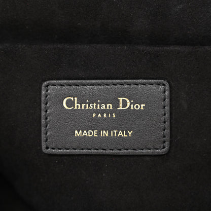 Christian Dior Lambskin Cannage Small Diortravel Vanity Case Black 6 of 10
