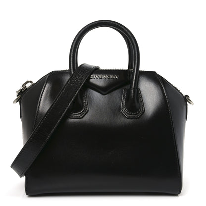 Givenchy Shiny Lord Calfskin Mini Antigona Black 1 of 10