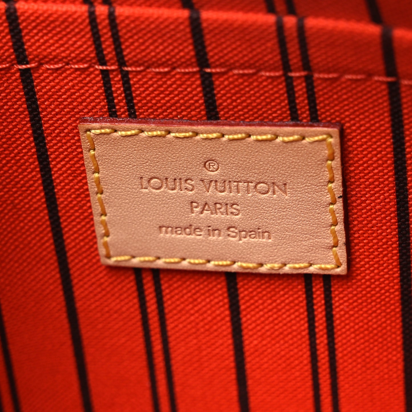 Monogram Neverfull MM GM Pochette Piment