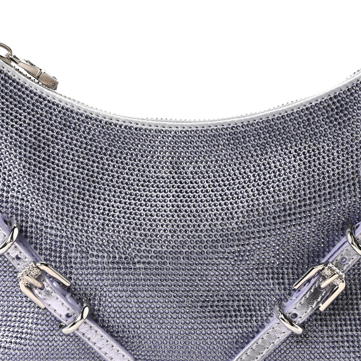 Givenchy Satin Strass Mini Voyou Boyfriend Party Bag Lavender 15 of 19