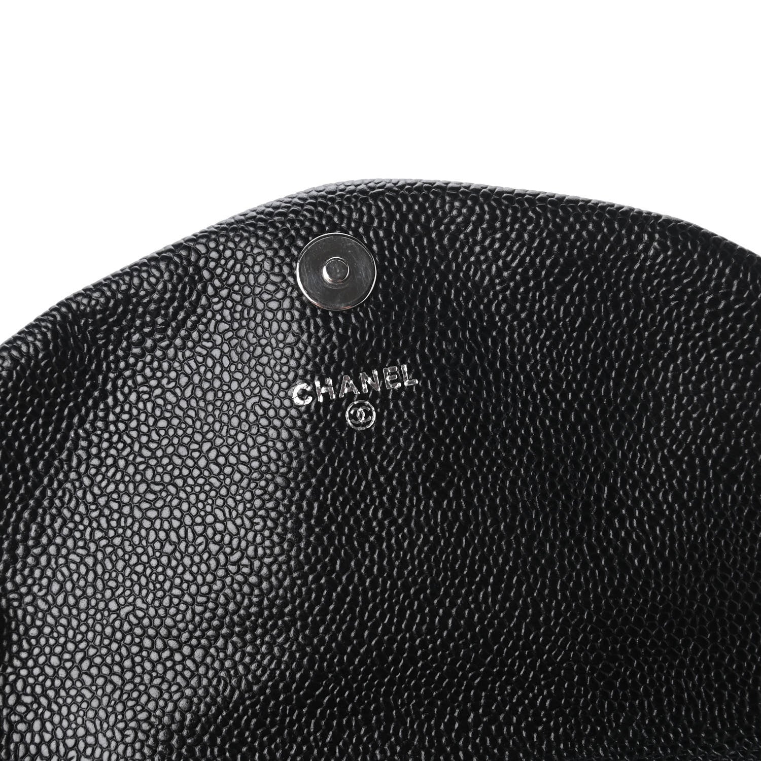 Chanel Caviar Half Moon Wallet On Chain WOC Black 8 of 11