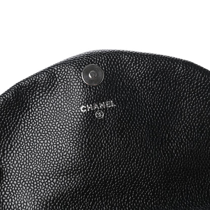 Chanel Caviar Half Moon Wallet On Chain WOC Black 8 of 11