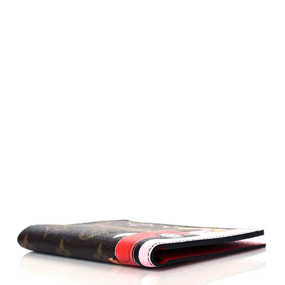 Louis Vuitton Monogram 2019 Christmas Animation Passport Cover Rouge 4 of 8