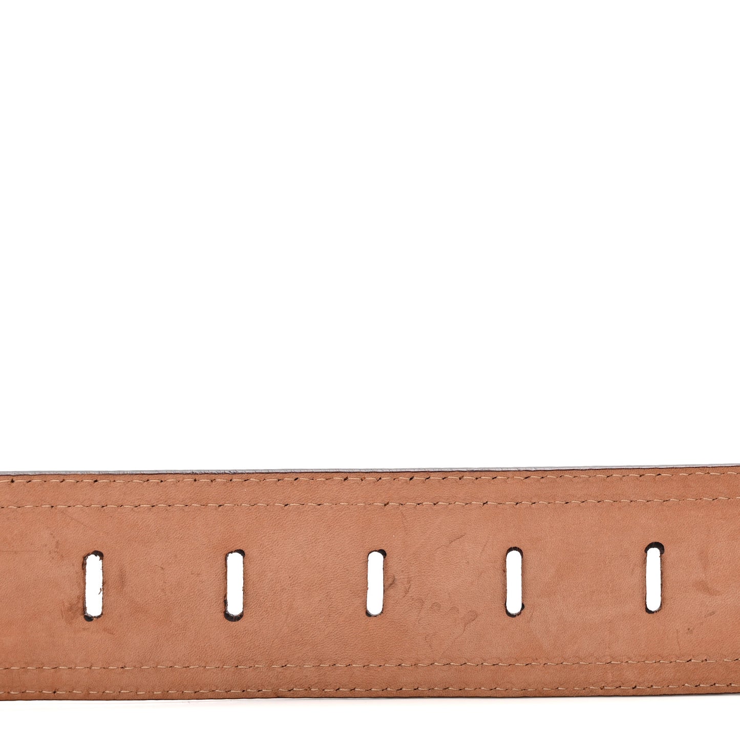 Calfskin B Wide Belt 70 28 Brown