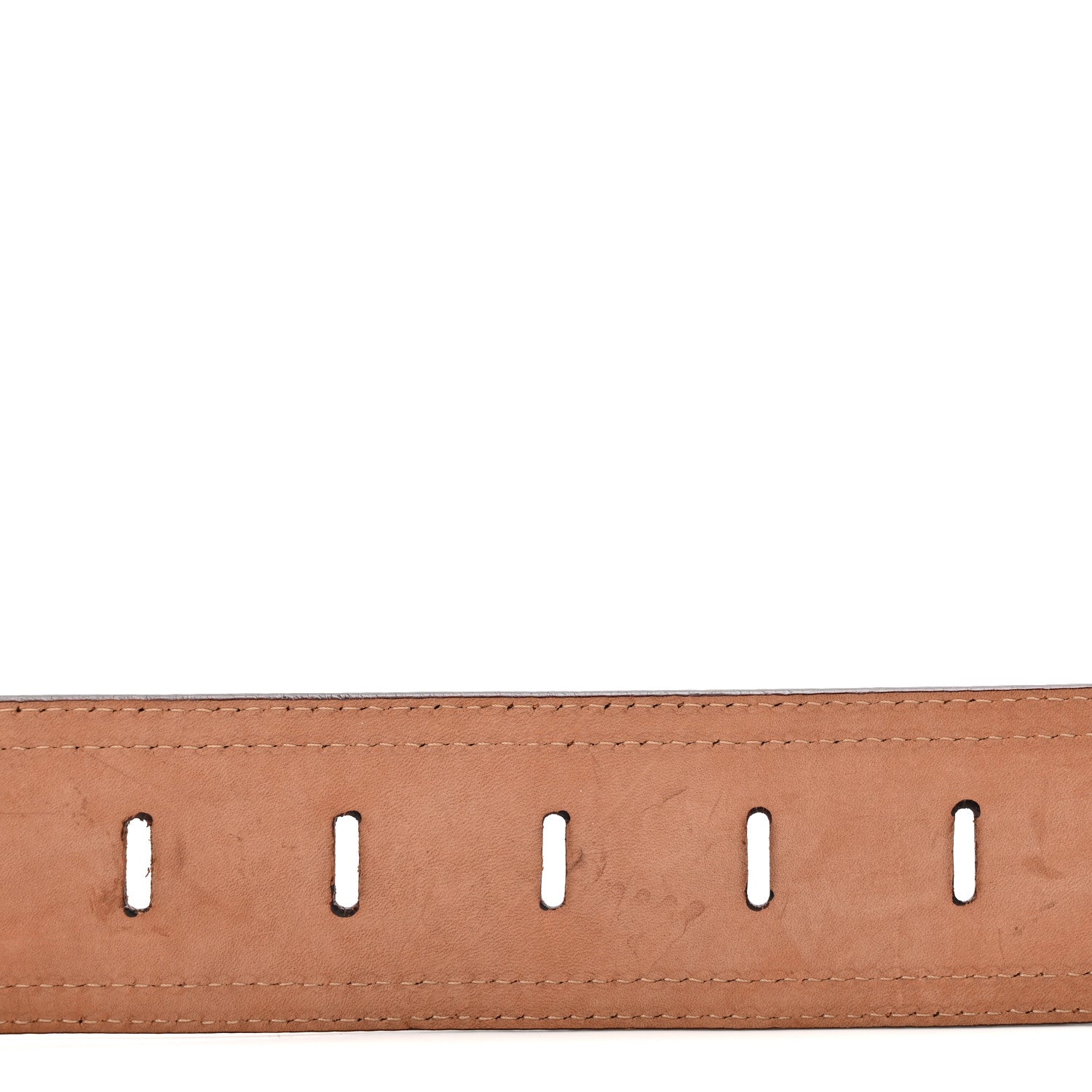 Fendi Calfskin B Wide Belt 70 28 Brown 4 of 6