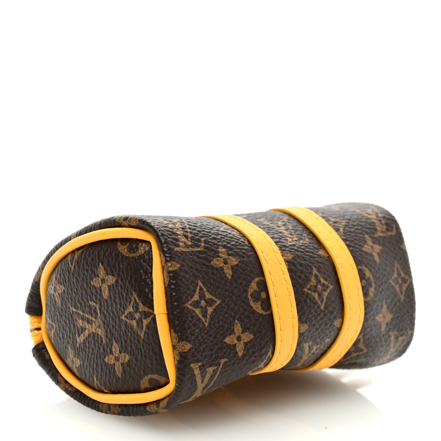 Monogram LV Colormania Mini Keepall Pouch Bag Charm Yellow