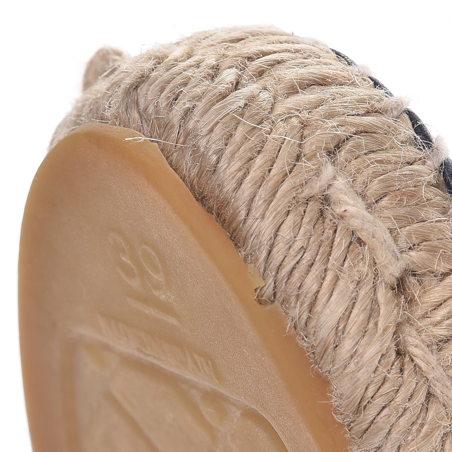 Chanel Lambskin CC Espadrilles 39 Navy 12 of 12