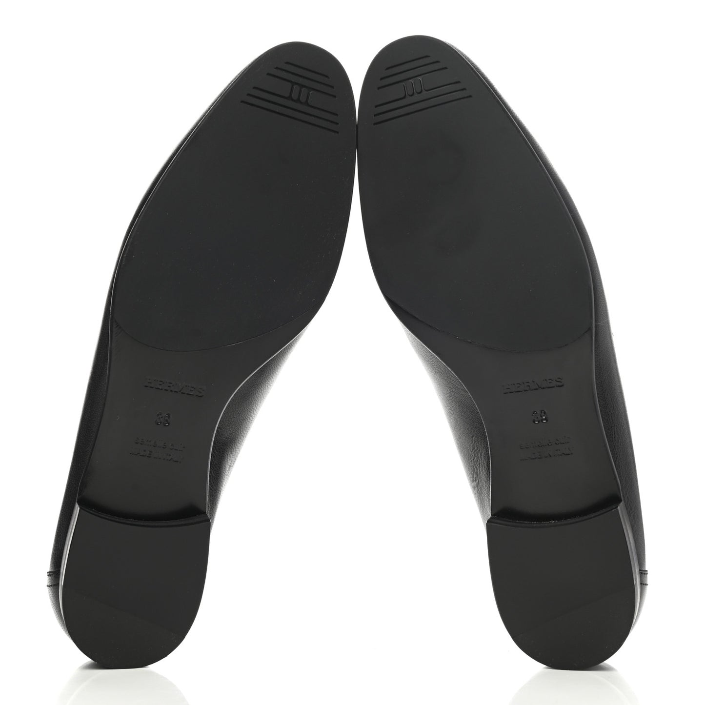 Goatskin Womens Paris Loafers 39 Black