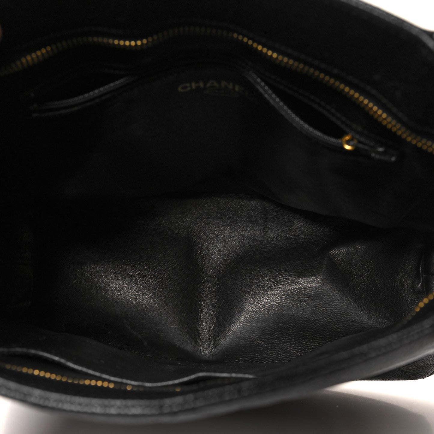 Caviar Quilted Medallion Tote Black