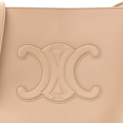 Celine Smooth Calfskin Small Cuir Triomphe Bucket Bag Brown Sepia 8 of 10