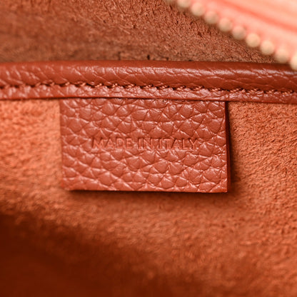 Celine Drummed Calfskin Nano Luggage Terracotta 8 of 12