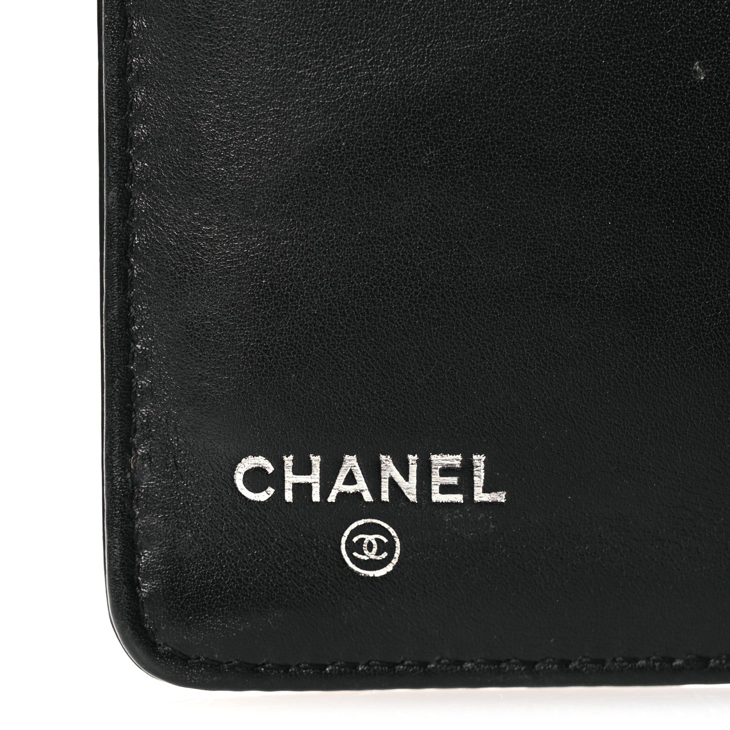 Chanel Patent Camellia Yen Wallet Black 6 of 13