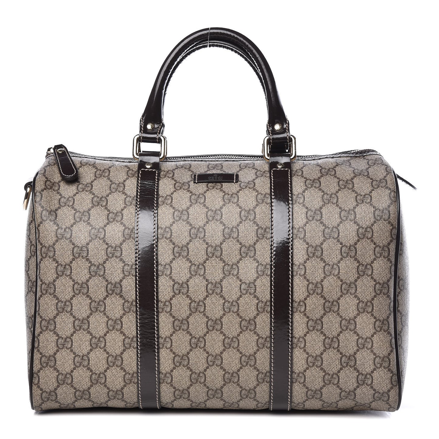 GG Plus Monogram Medium Joy Boston Dark Brown