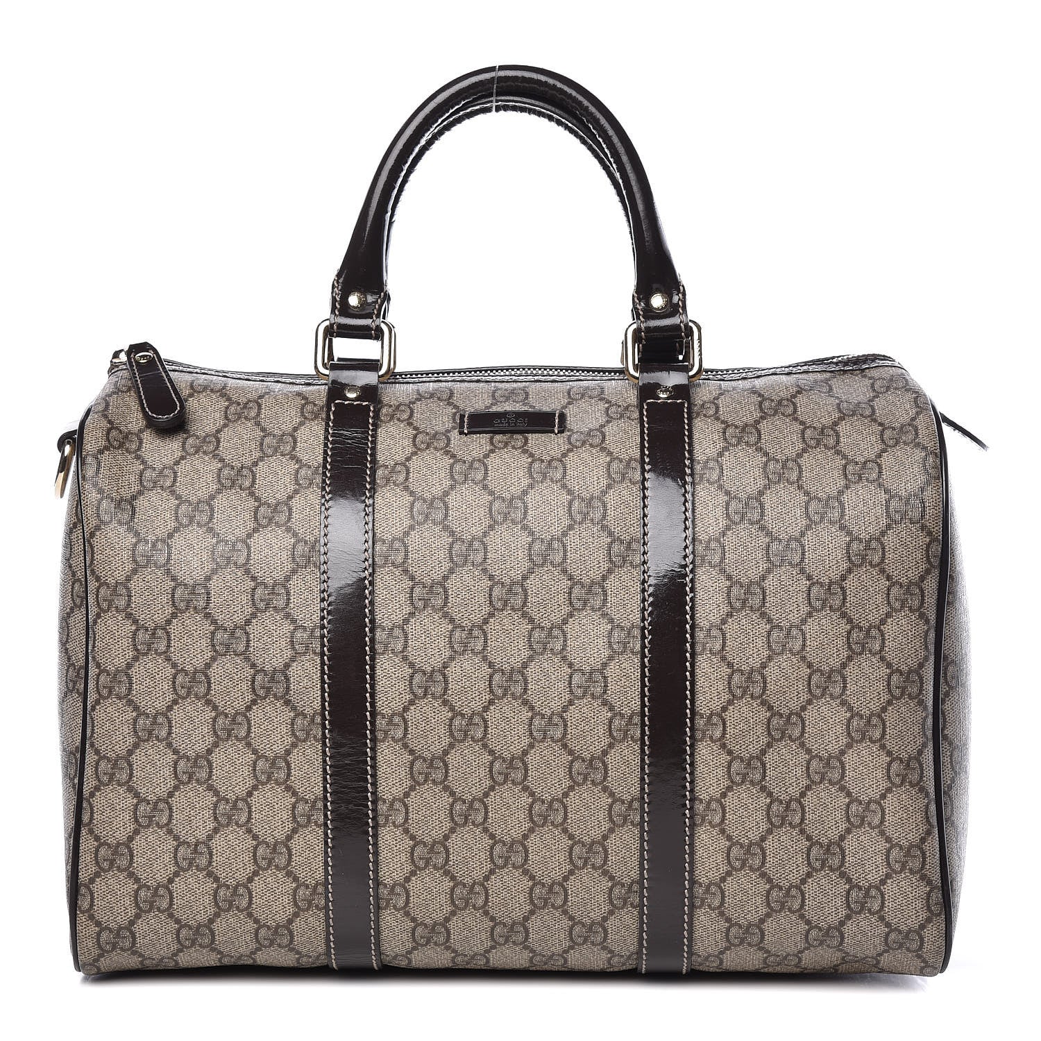 Gucci GG Plus Monogram Medium Joy Boston Dark Brown 1 of 10