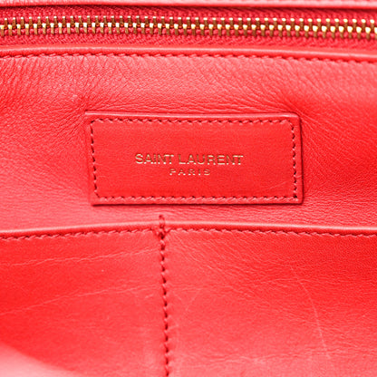 Saint Laurent Calfskin Medium Classic Y Cabas Fuchsia 6 of 12