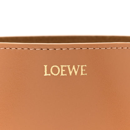 Loewe Shiny Calfskin Mini Puzzle Fold Tote Warm Desert 6 of 11