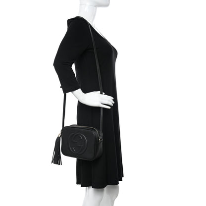 Gucci Pebbled Calfskin Small Soho Disco Bag Black 2 of 10