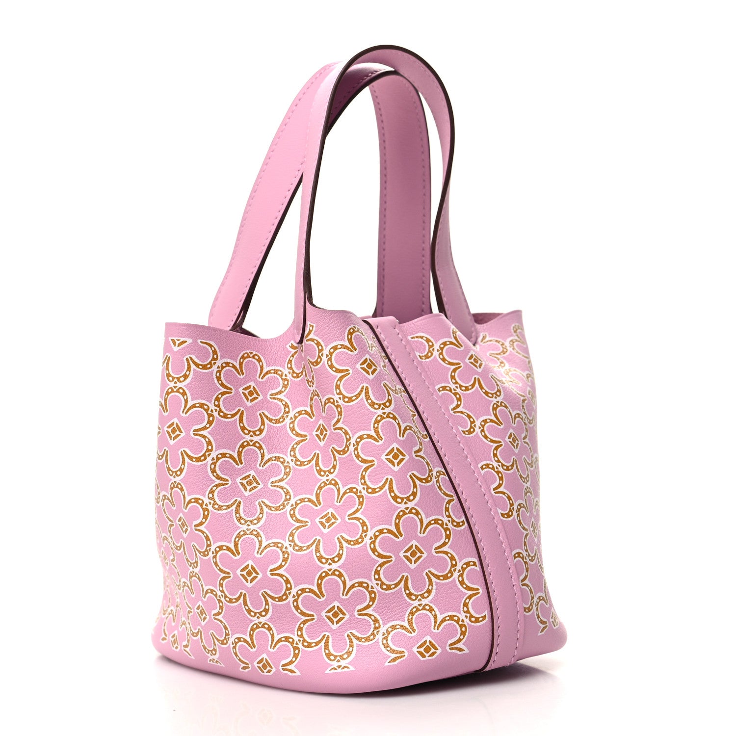 Hermes Swift Micro Lucky Daisy Picotin Lock Mauve Sylvestre 3 of 11