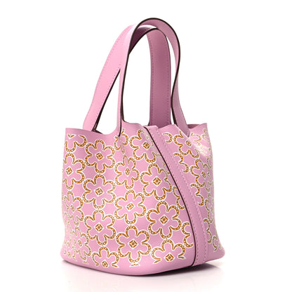 Hermes Swift Micro Lucky Daisy Picotin Lock Mauve Sylvestre 3 of 11