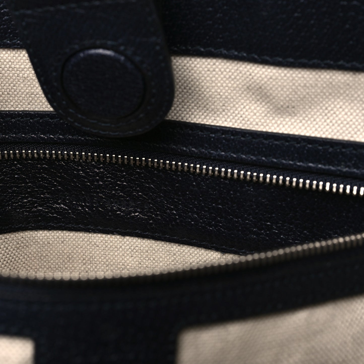 GG Supreme Monogram Textured Calfskin Web Medium Ophidia Shopping Tote Beige Blue