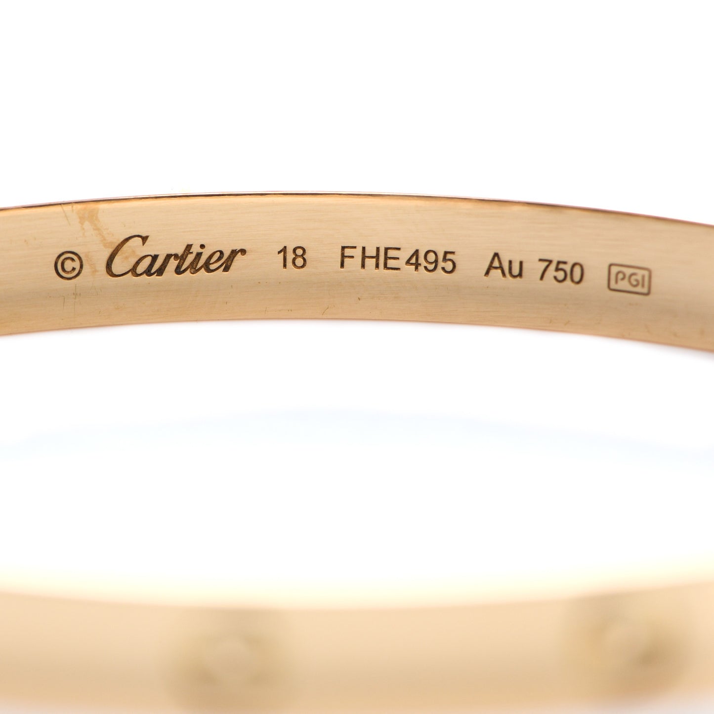18K Yellow Gold LOVE Bracelet 18