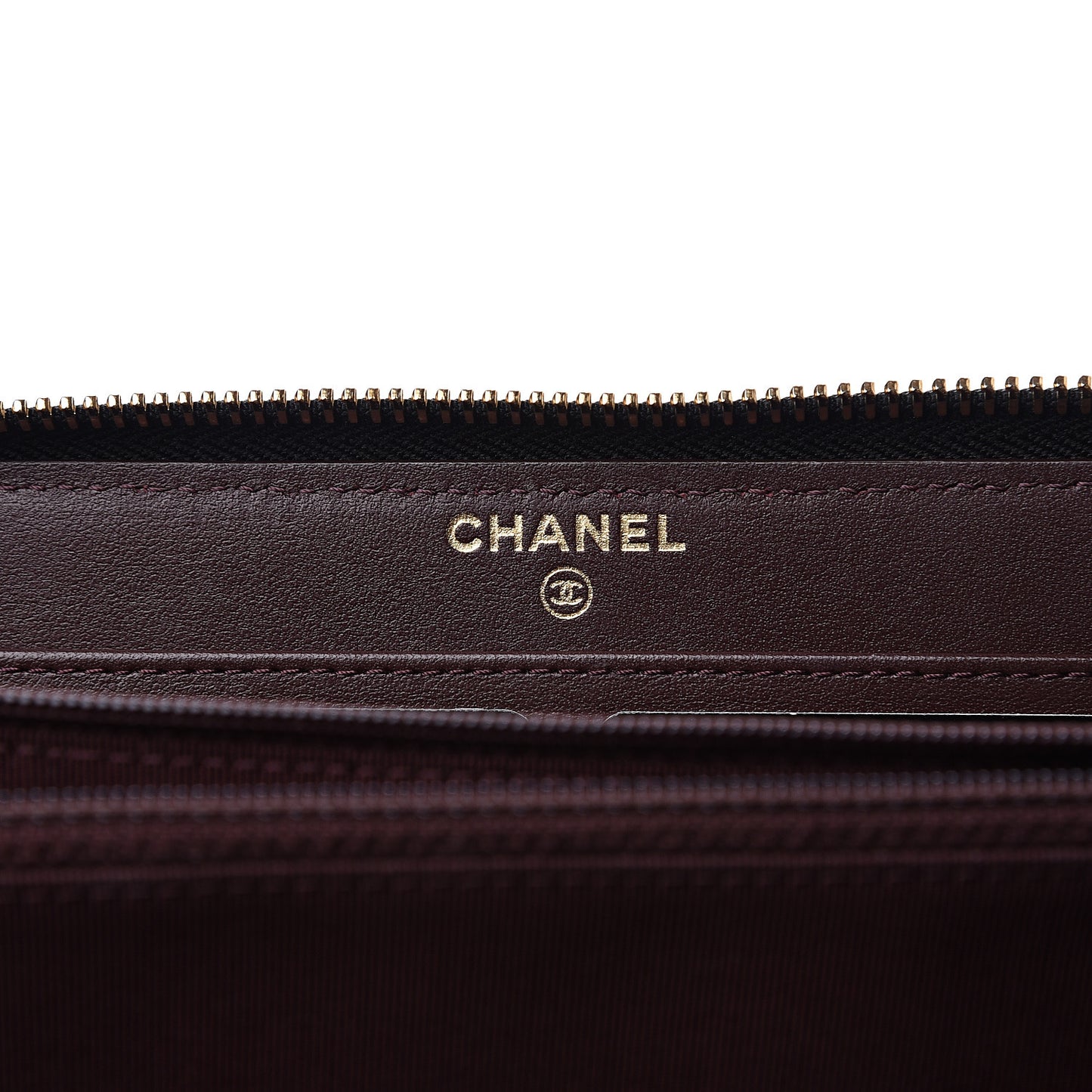 Caviar Quilted Large Gusset Zip Around Wallet Black
