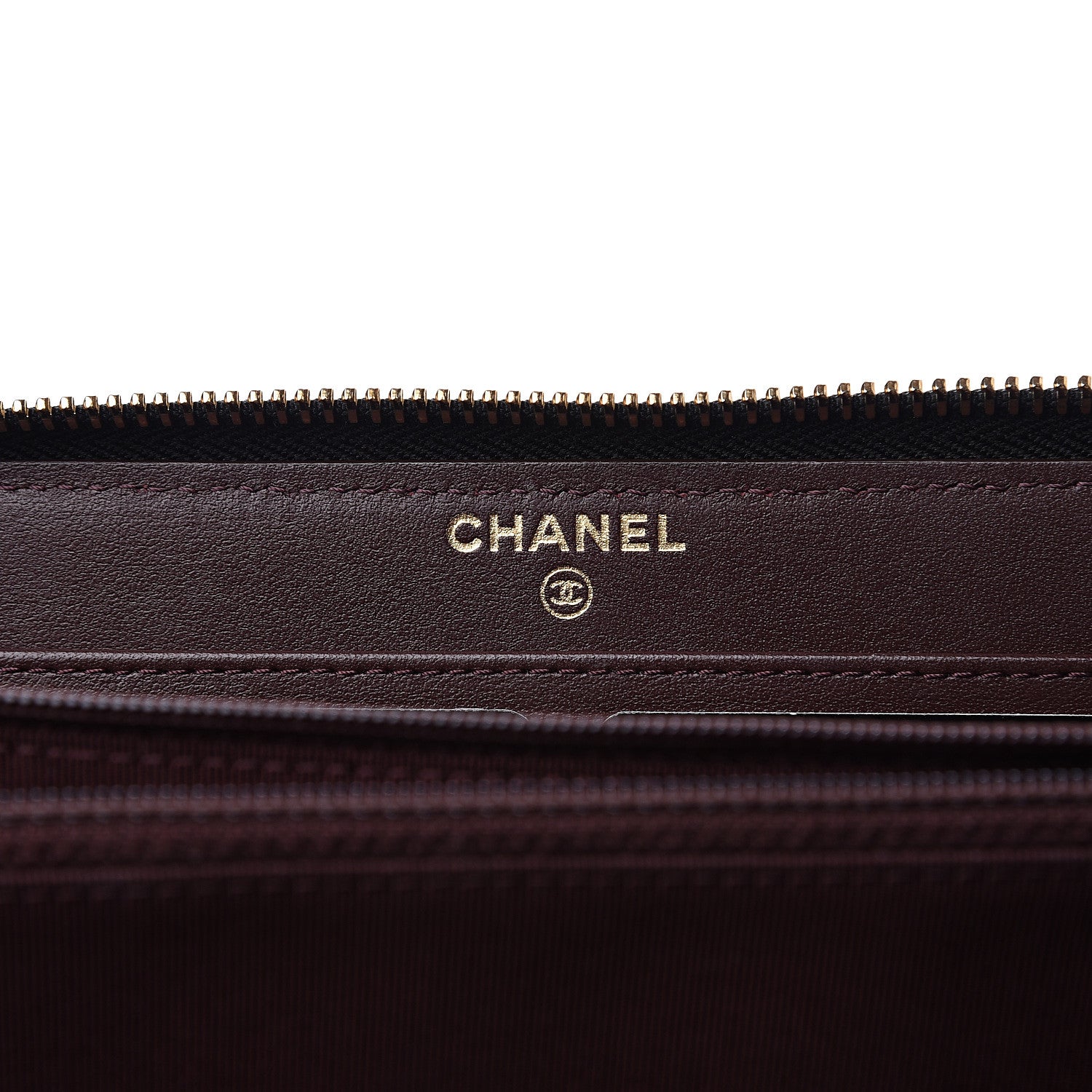Chanel Caviar Quilted Large Gusset Zip Around Wallet Black 5 of 11