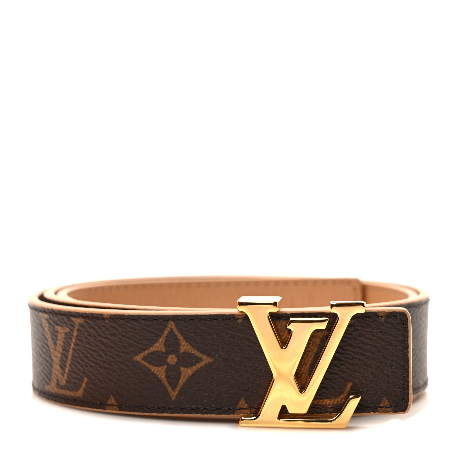 Louis Vuitton Monogram Calfskin 30mm LV Initiales Reversible Belt 85/34 Arizona 1 of 4