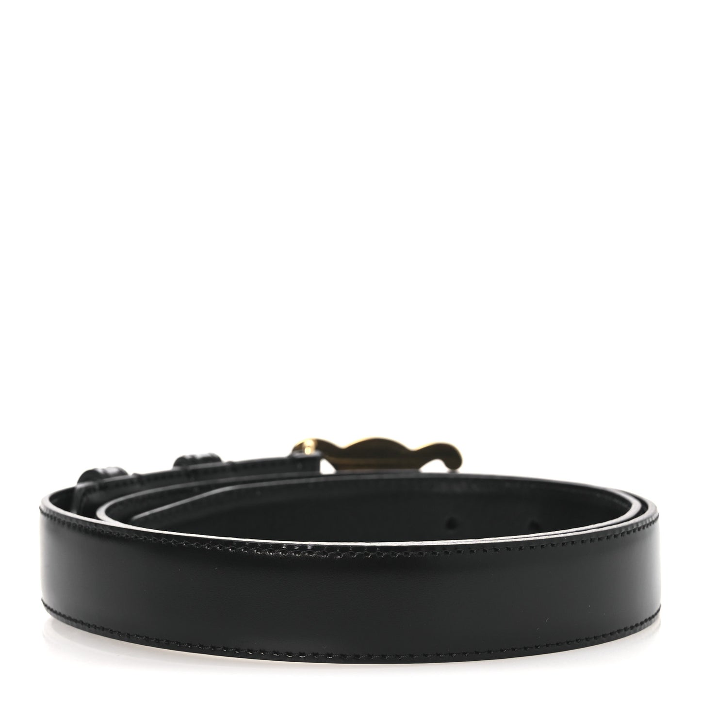 Box Calfskin Medium 25mm Triomphe Belt 75 30 Black